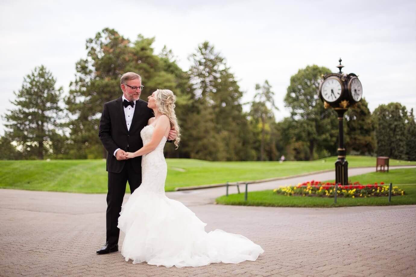 Bride and groom portraits at Lambton Golf & Country Club